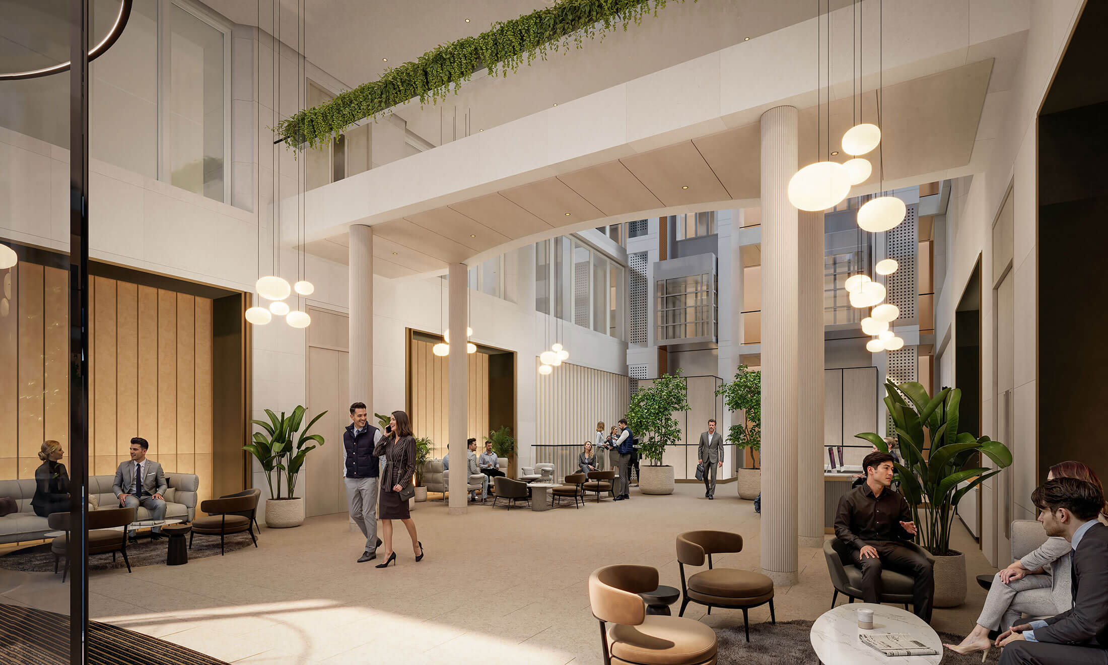 Ground floor atrium - Reception
